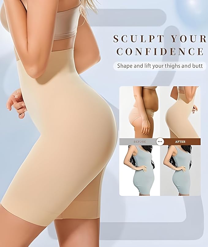 
                      
                        Kavyara All Day Highwaist Thigh Shaper - Beige
                      
                    