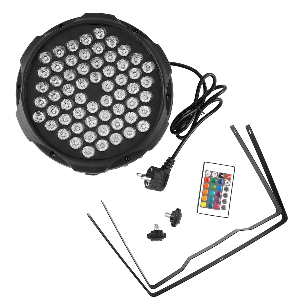 
                      
                        60LED PAR DJ Lights with 7-Channel Mode for Party & Events - Multicolor
                      
                    