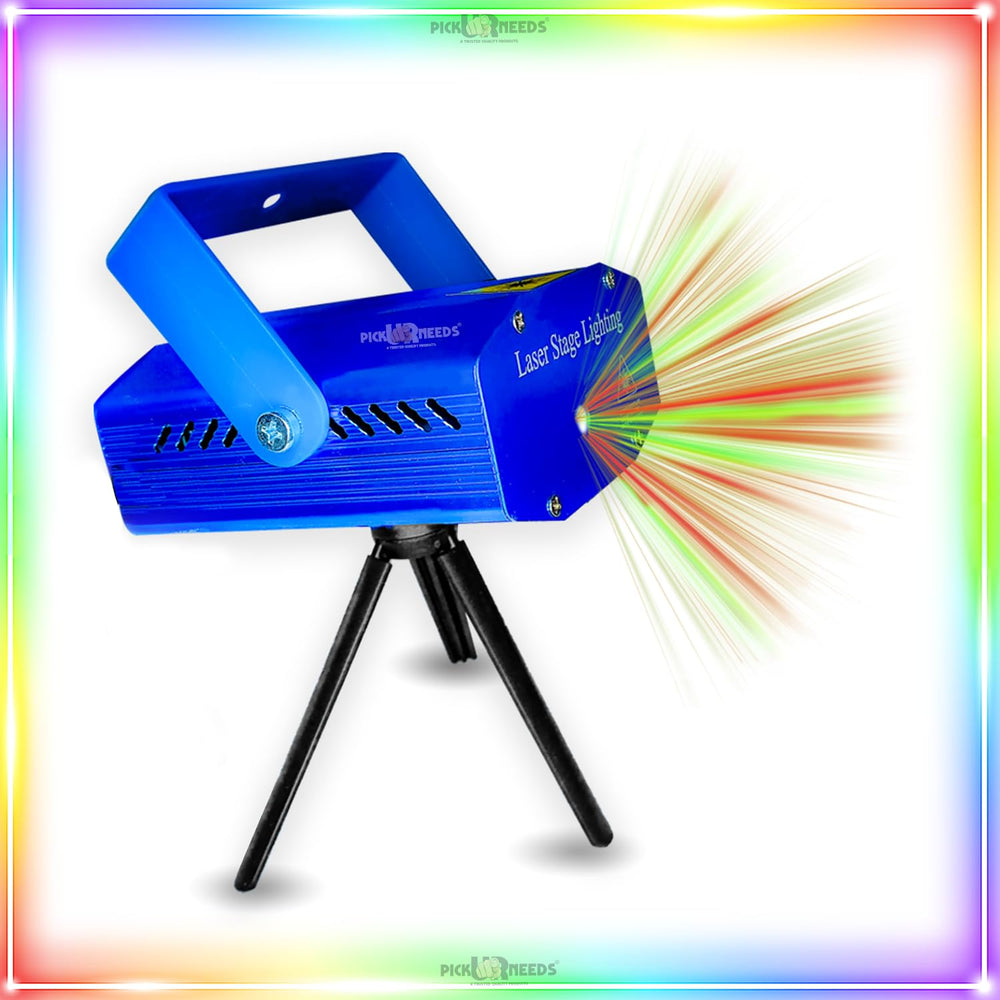 
                      
                        Mini Laser Projector Lights for Parties & DJ Stage Sound-Activated - Blue
                      
                    