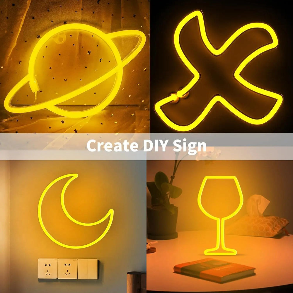 
                      
                        5 METER Neon Lights & 12V Adapter Silicone Flexible LED Strip Lights - Yellow
                      
                    