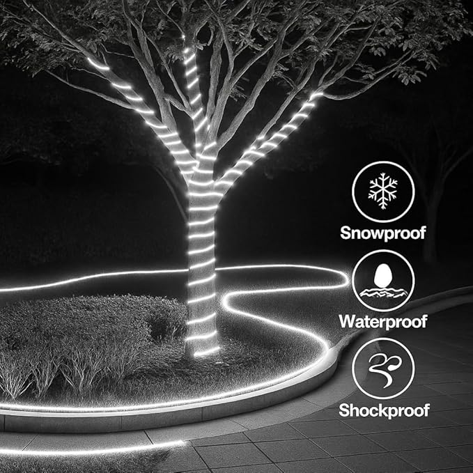 
                      
                        LED Strip Lights Waterproof Lighting for Interior Decoration & Events - White
                      
                    