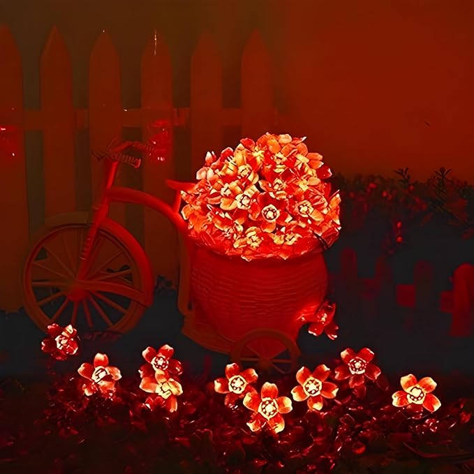SAMEILI Fairy led Light 16 led 3 Meter Length Lights of Home Decoration Diwali, Christmas, Lights of Home Decoration (Red)
