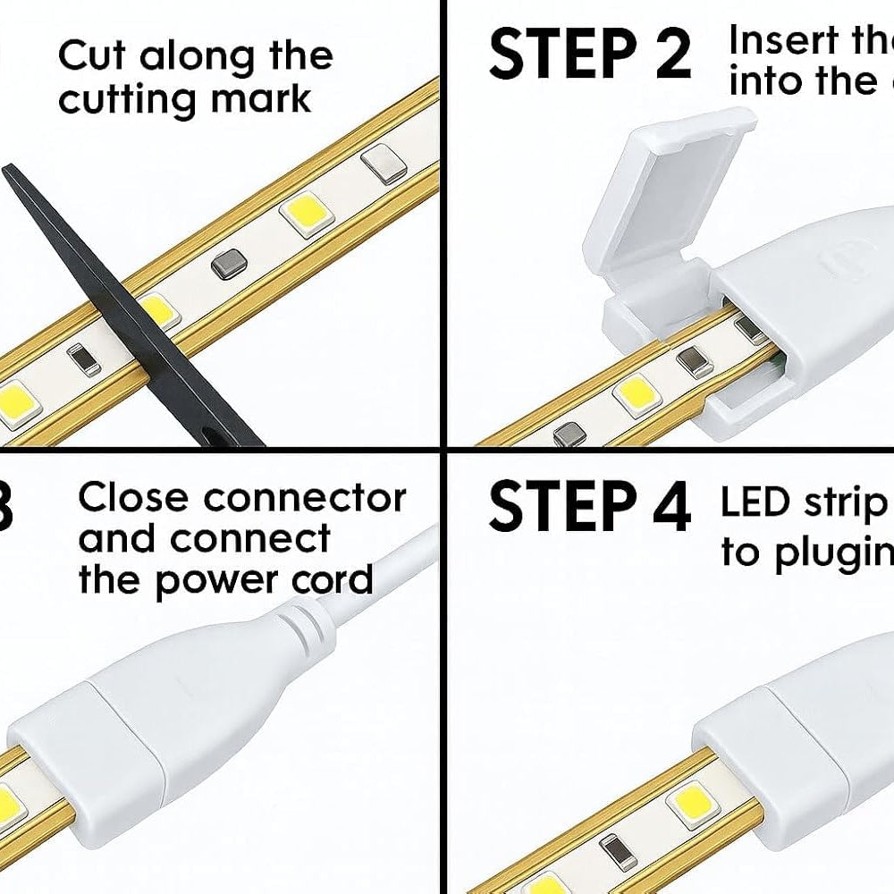 
                      
                        LED Strip Lights Waterproof Lighting for Interior Decoration & Events - Blue
                      
                    
