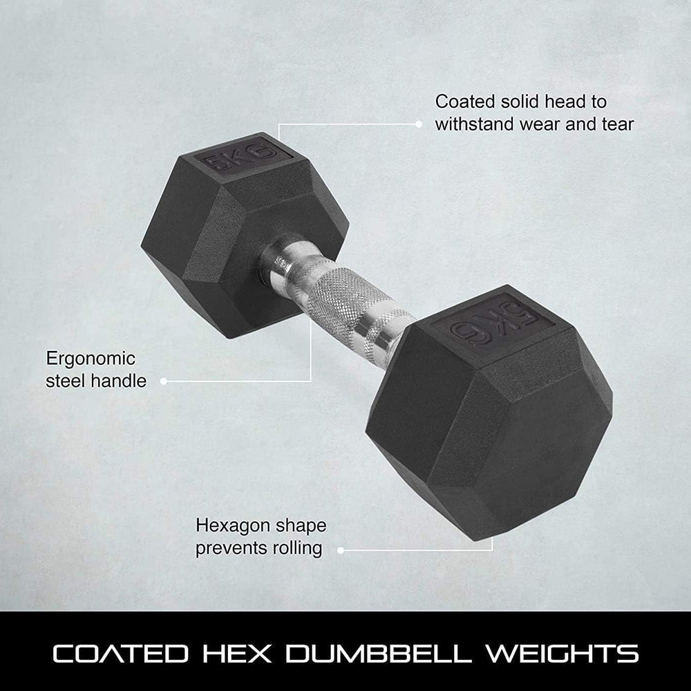 
                      
                        Hexa Dumbbell 2.5KG UPTO 12.5KG Home & GYM Workouts Fitness Set of 2
                      
                    