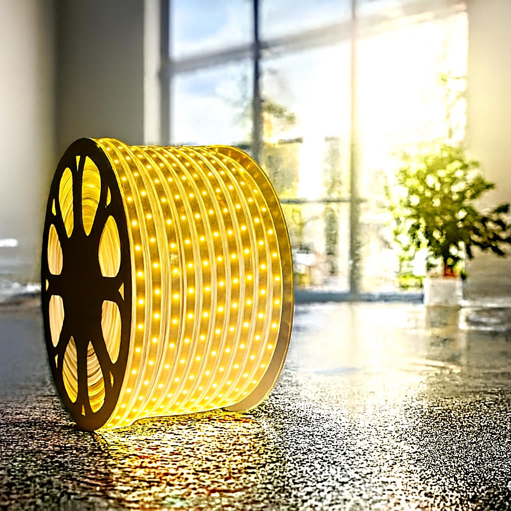 Premium Waterproof LED Strip Rope Lights for Home Décor 5M UPTO 90M - WARM WHITE