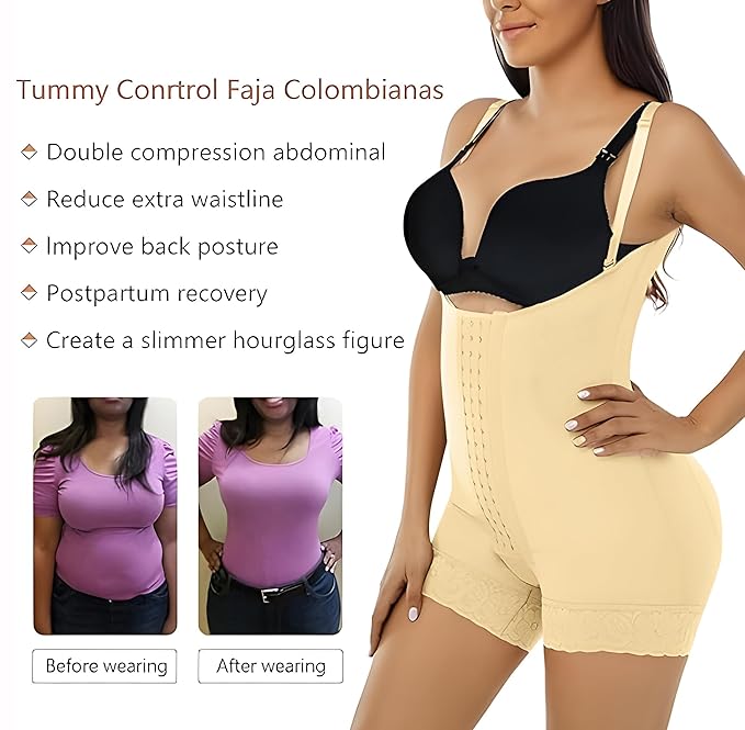 
                      
                        Tummy Control Body Shaper with Thigh Compression
                      
                    