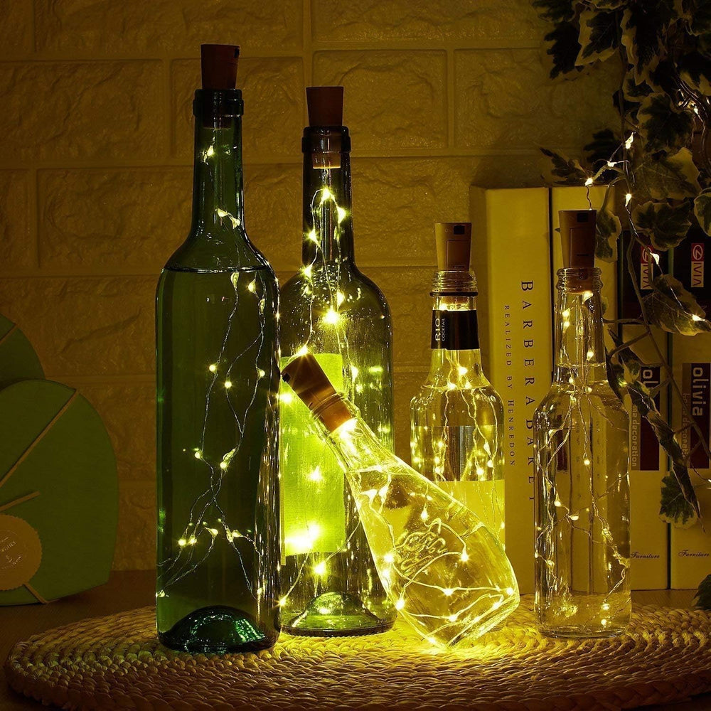 
                      
                        Pack Of 5 Cork Bottle Fairy String Lights With Battery Operated - Warm White
                      
                    