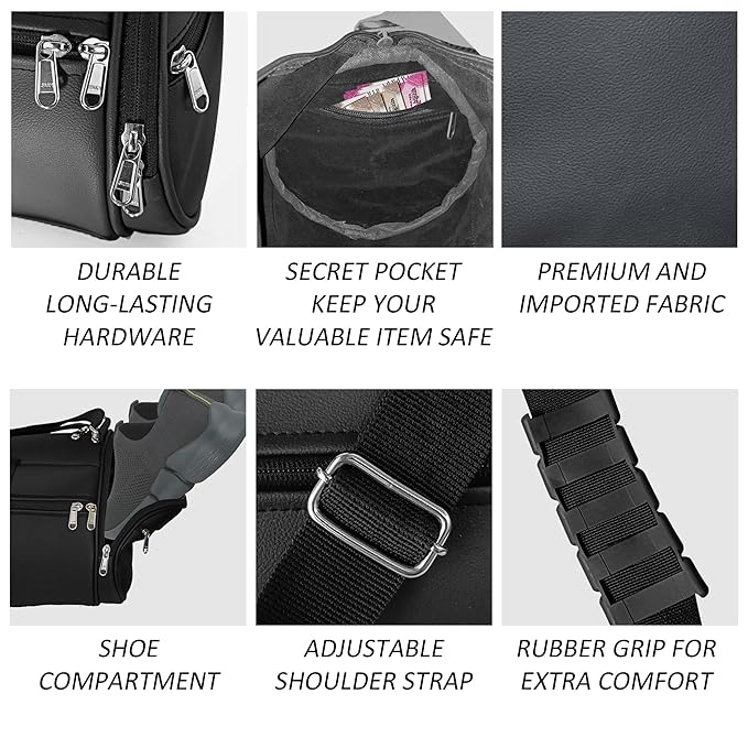 
                      
                        Duffel Bag with Adjustable Strap | Spacious, Durable & Easy to Carry
                      
                    
