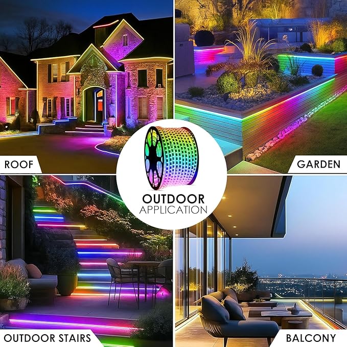 
                      
                        LED Strip Lights Waterproof Lighting for Interior Decoration & Events - Multicolor
                      
                    