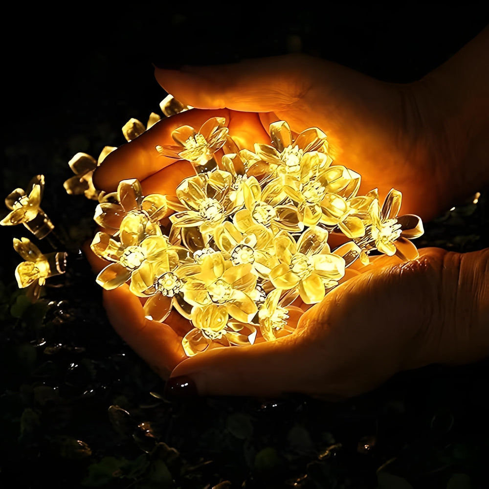 
                      
                        Warm White Silicon Flower String Lights – Decorative Fairy Lights for Home, Garden & Parties
                      
                    