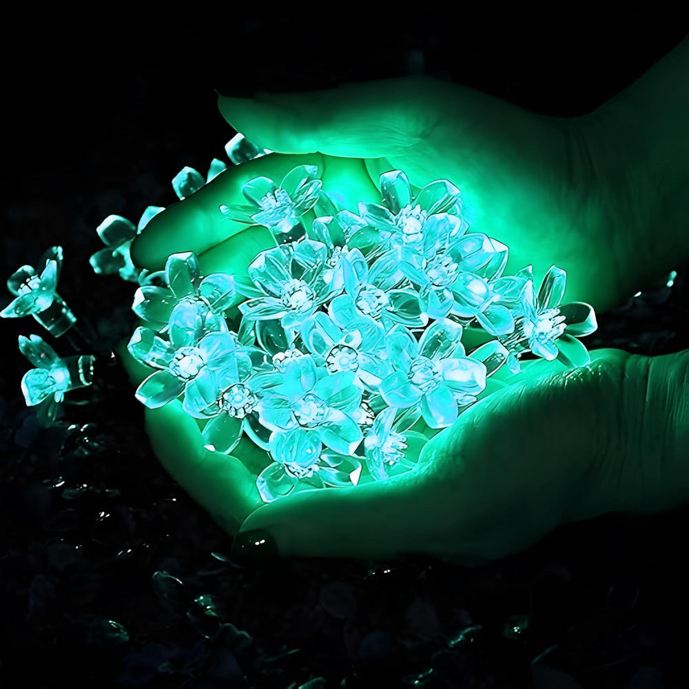 
                      
                        Ice Blue Silicon Flower String Lights – Decorative Fairy Lights for Home, Garden & Parties
                      
                    