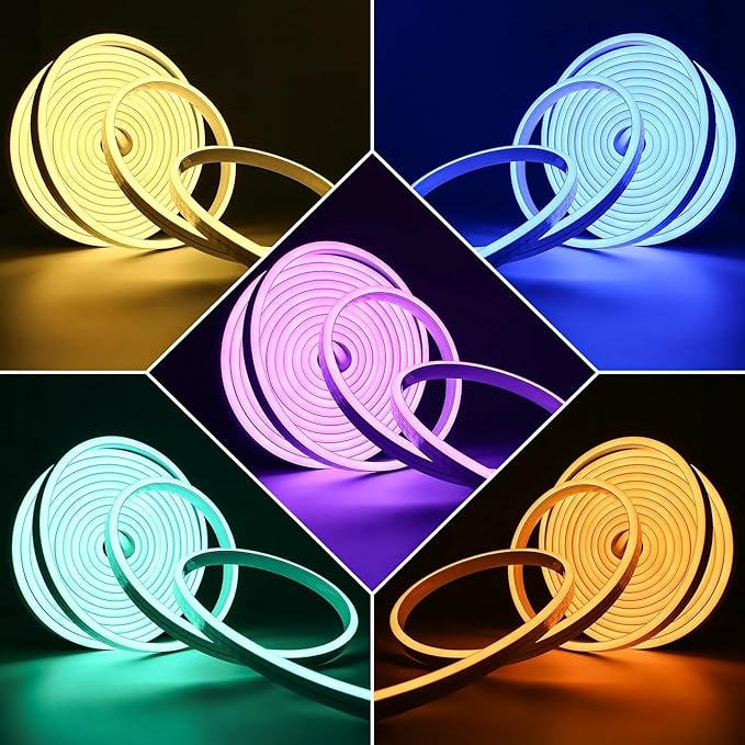 
                      
                        5 METER Neon Lights & 12V Adapter Silicone Flexible LED Strip Lights - ICE Blue
                      
                    