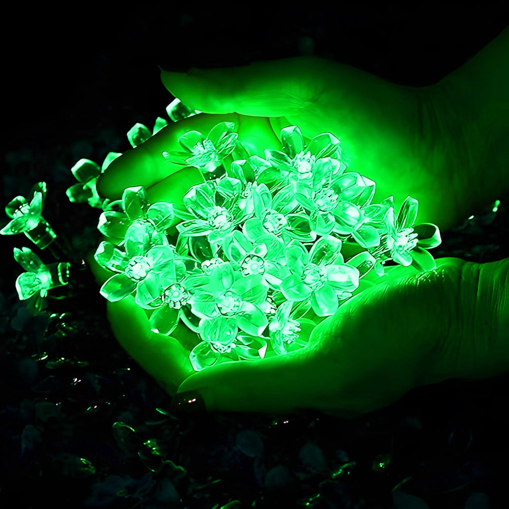 
                      
                        Green Silicon Flower String Lights – Decorative Fairy Lights for Home, Garden & Parties
                      
                    