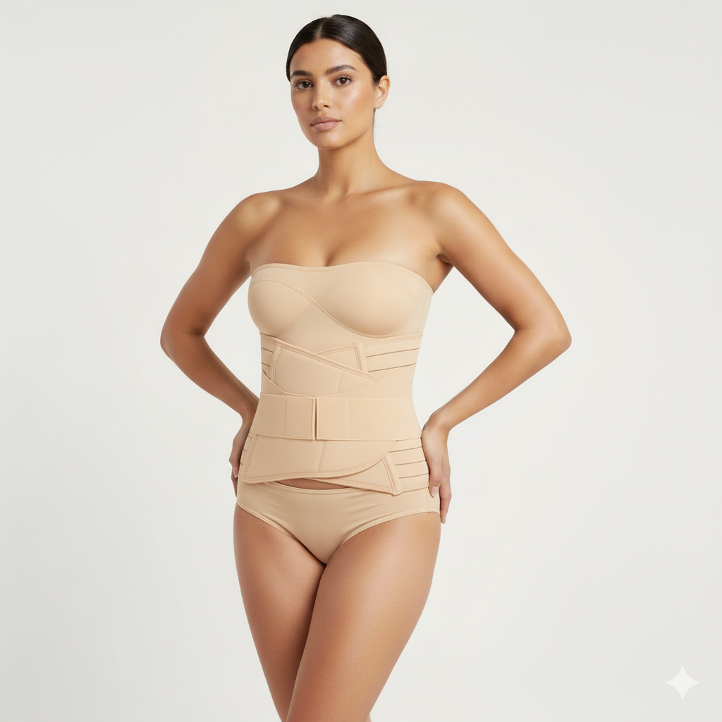 Postpartum Belly Wrap Belt for Women | C-Section Recovery, Waist Shaper & Abdominal Support