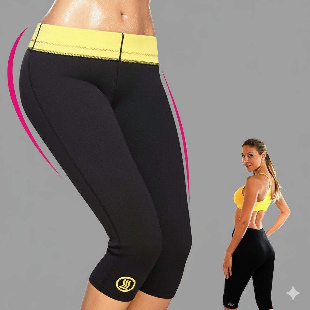 Women’s Slimming Sweat Pants Hot Shaper Sauna Yoga Capri