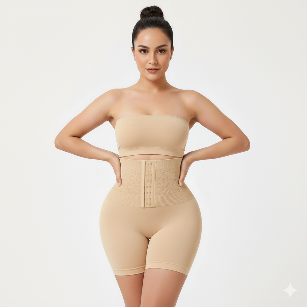 Kavyara All Day Highwaist Thigh Shaper - Beige