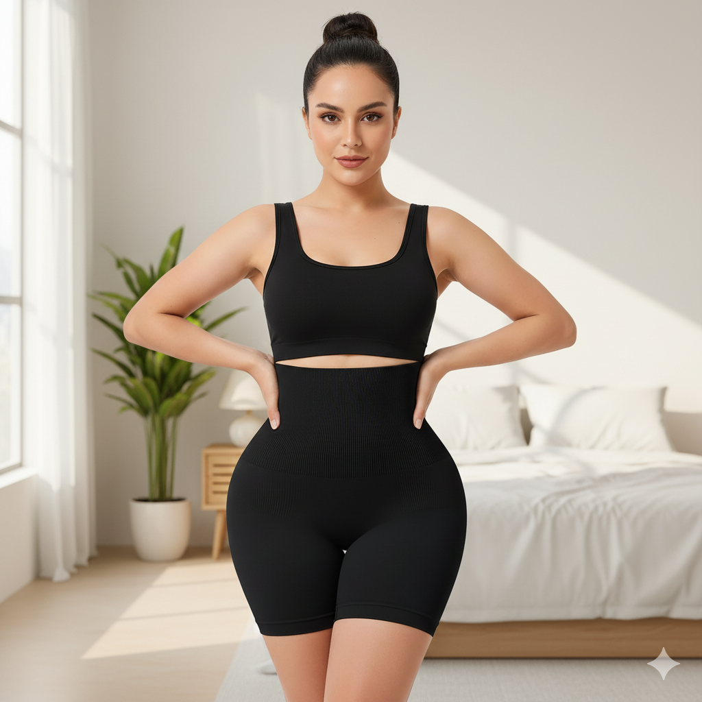 Women’s High-Waist Tummy Control Shapewear Shorts – Body Shaper & Butt Lifter