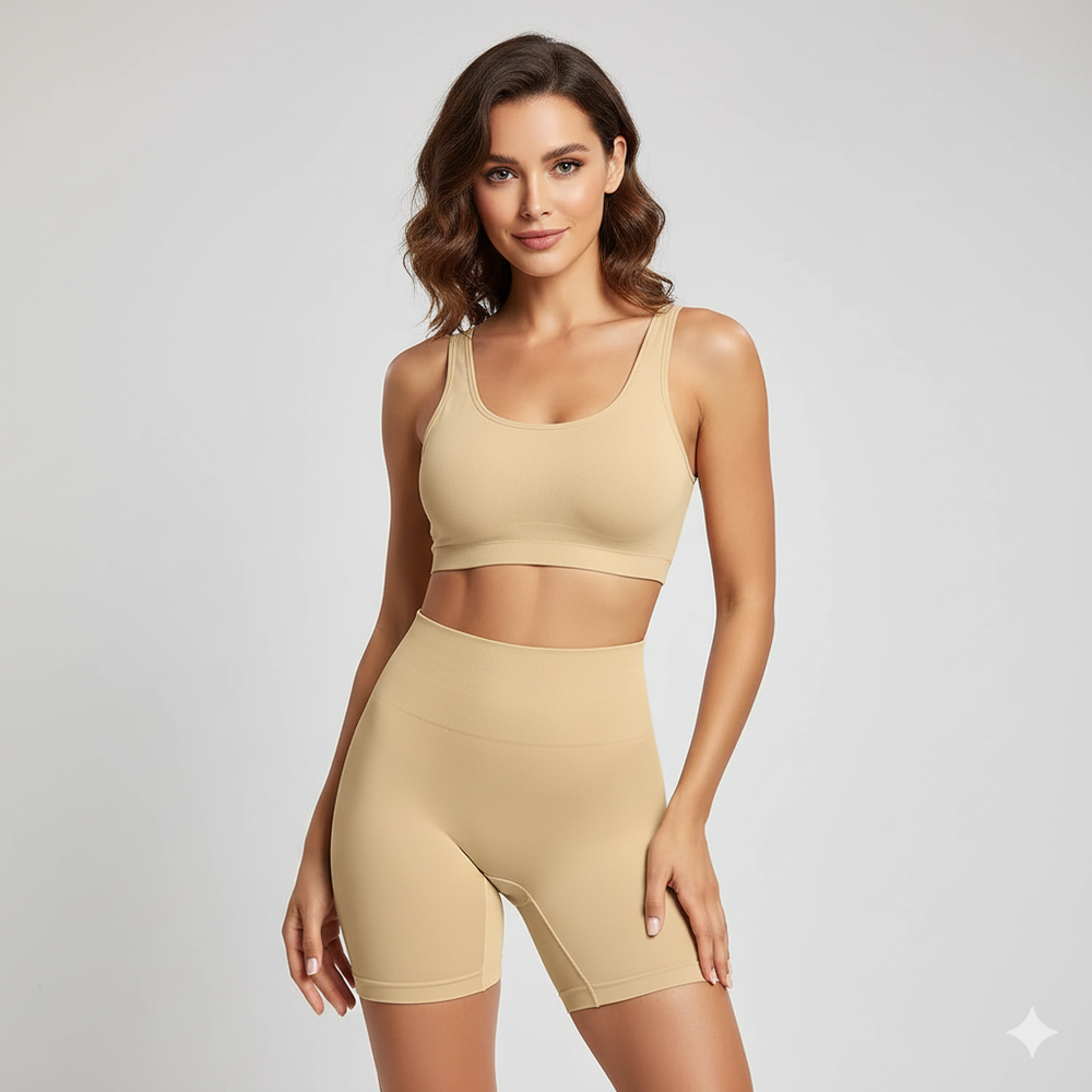 Kavyara All Day Highwaist Thigh Shaper - Beige